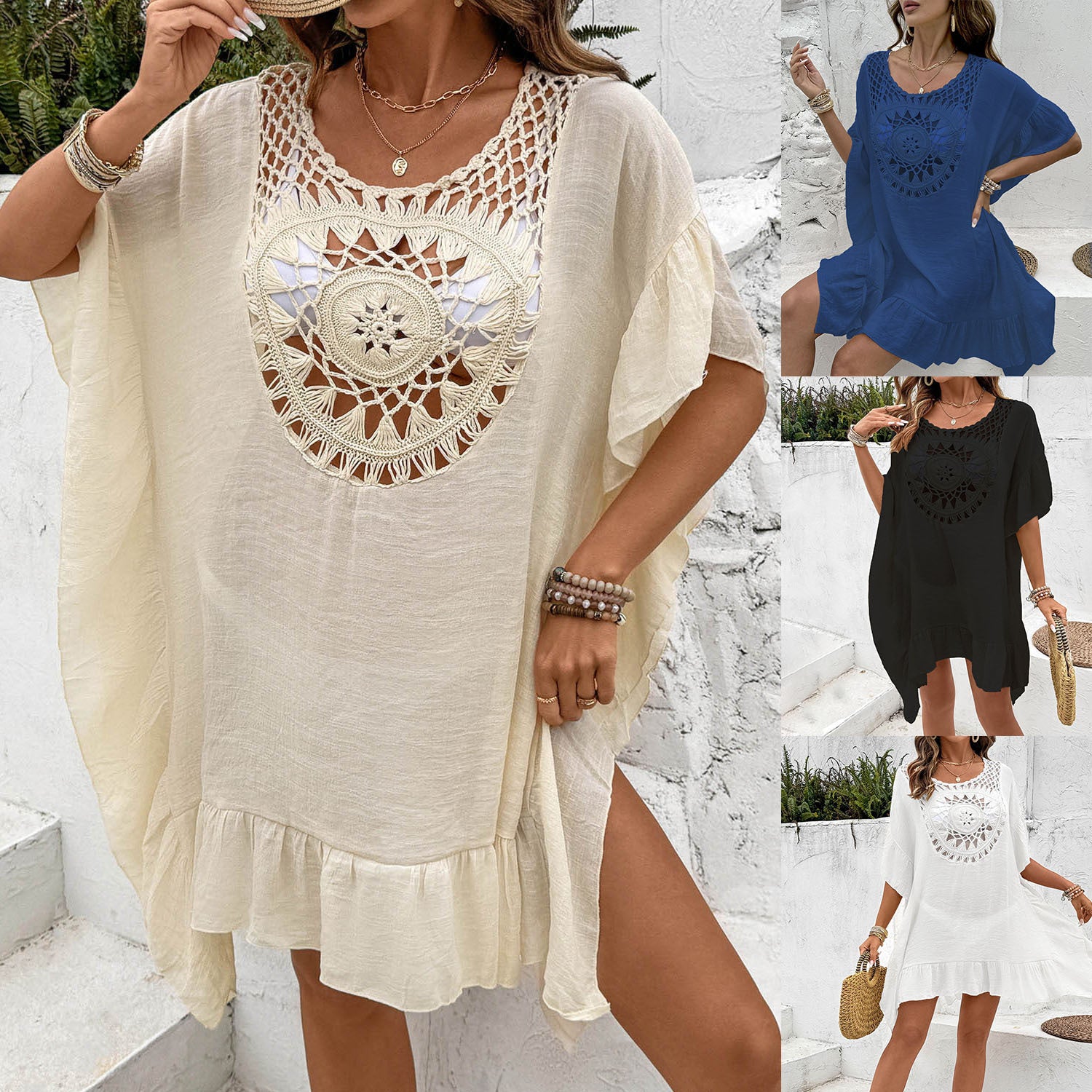 Beach Dress Swimwear Bikini Cover-Up Dress