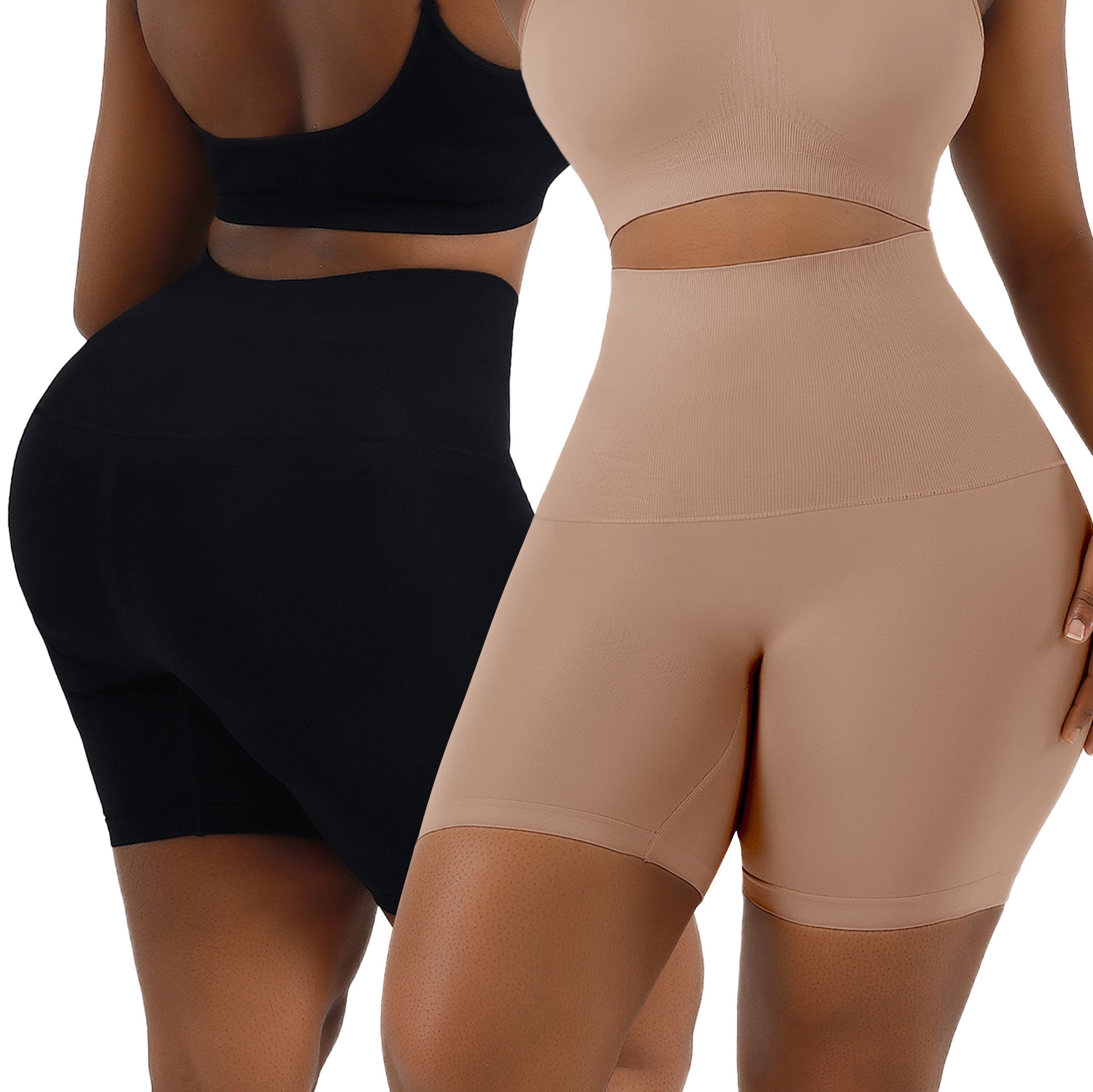 High-Waist Safety Pants for Tummy Control, Body Shaping without Rolling, Shapewear Pants