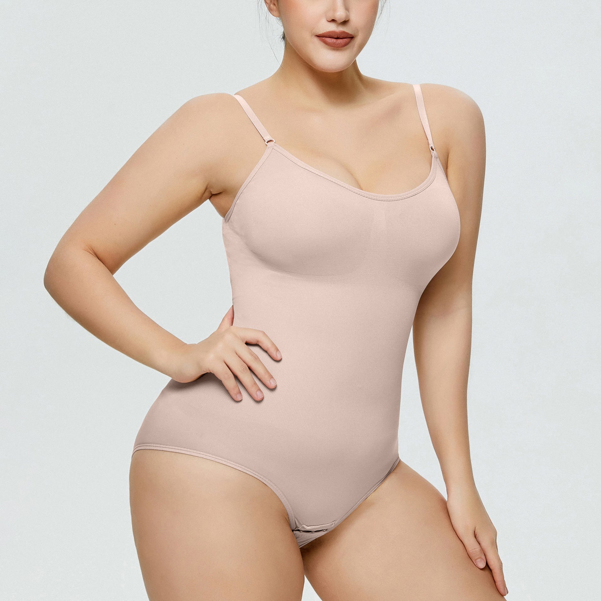 Plus Size Women's Shapewear Bustier Underwear Slimming Body Postpartum Waist Trainer Abdominal Shaping Bodysuit