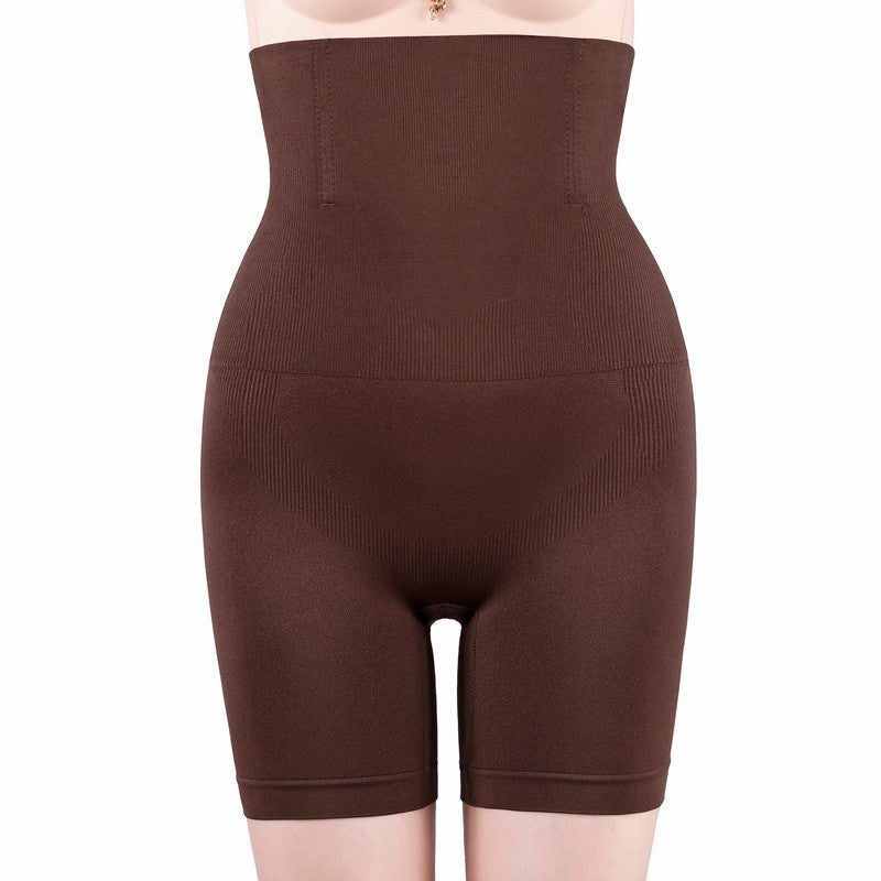 Anti-See-Through Lining Safety Pants Waist Shaping Abdominal Support Hip-Lifting Shapewear Pants