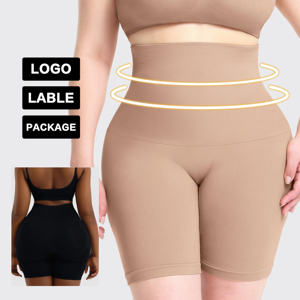 High-Waist Safety Pants for Tummy Control, Body Shaping without Rolling, Shapewear Pants