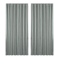 Artiss 2X Blockout Curtains Eyelet 300x230cm Grey Shine