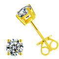 3mm-10mm Classic Mossanite Screw Back Earrings Luxury Jewelry  925 Sterling Silver VVS Moissanite Diamond Ear Stud for Men Women