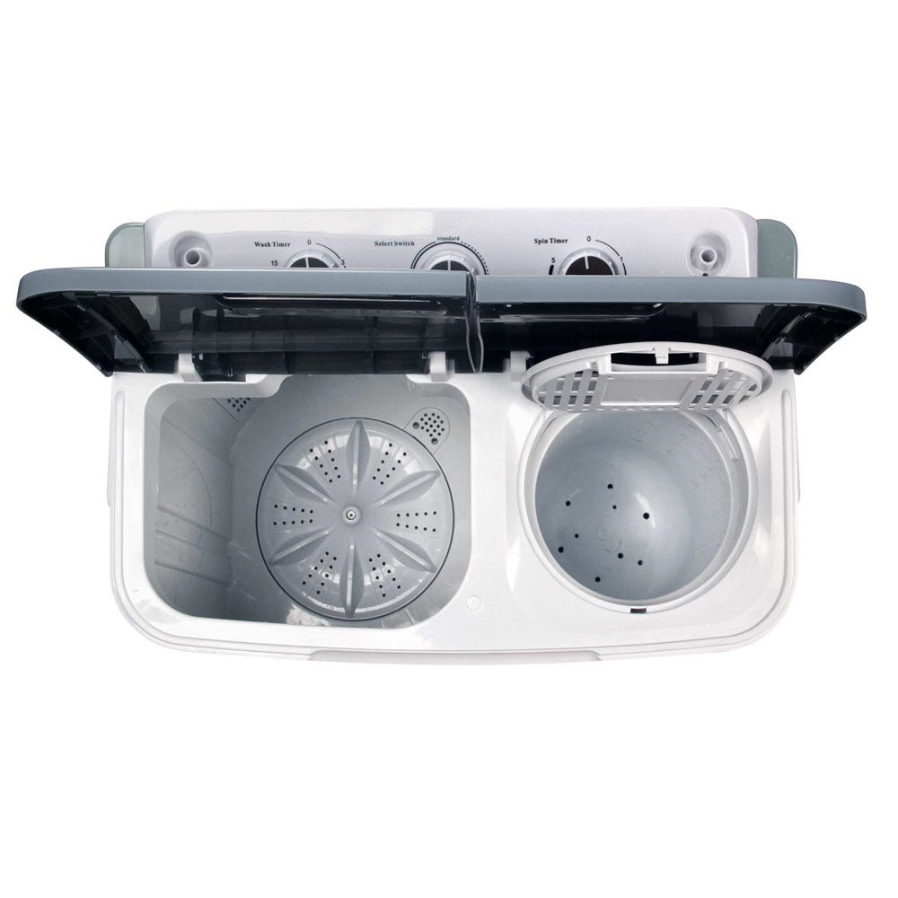 Devanti Portable Washing Machine Twin Tub 4.6KG White