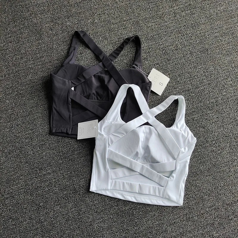 Women Sports Bra Top Push Up Fitness Yoga Bra Underwear Sport Tops for Women Breathable Running Vest Bralette Gym Wear Female