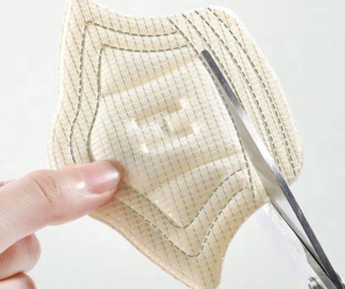 Anti-Slip Heel Insole | Premium Anti-Slip Heel | Foam Heel Cushion | Sneaker Pad | Anti-Slip Shoes | Prevent Blisters | Heel Protectors | 1 Pair | Beige