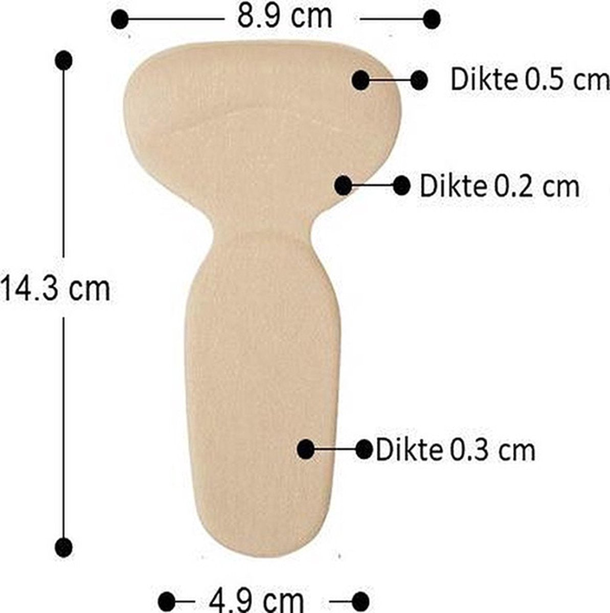 Heel Protectors | Comfortable Heel Protectors | Insoles for Heels | Insoles for Shoes | Prevent Blisters | 1 Pair | Black