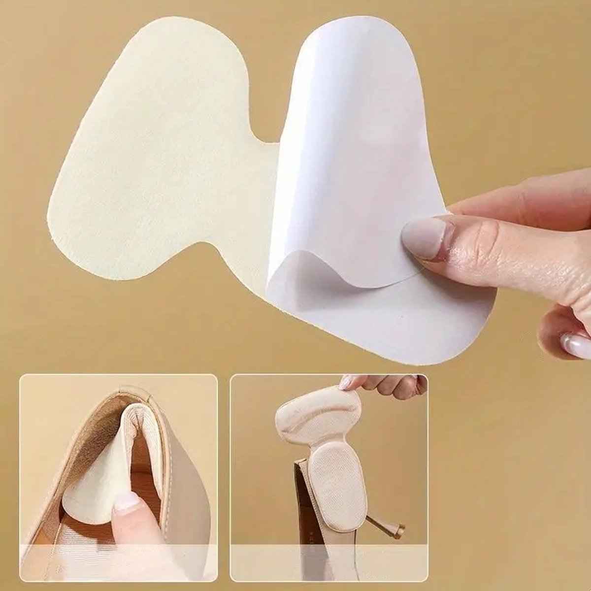 Heel Protectors | Comfortable Heel Protectors | Insoles for Heels | Insoles for Shoes | Prevent Blisters | 1 Pair | Black