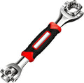 52-in-1 Socket Wrench - Adjustable Wrench - Universal Stainless Steel Wrench - Multifunctional Wrench - With 360 Degree Rotating Head - Suitable for Home, Bicycle and Car Repairs