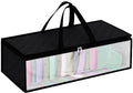 Cap Storage Bag | Set of 2 Storage Bag / Storage Sleeve - for baseball caps and other caps | Cap Organizer with 2 Handles for Closet | Moisture Protection - Black