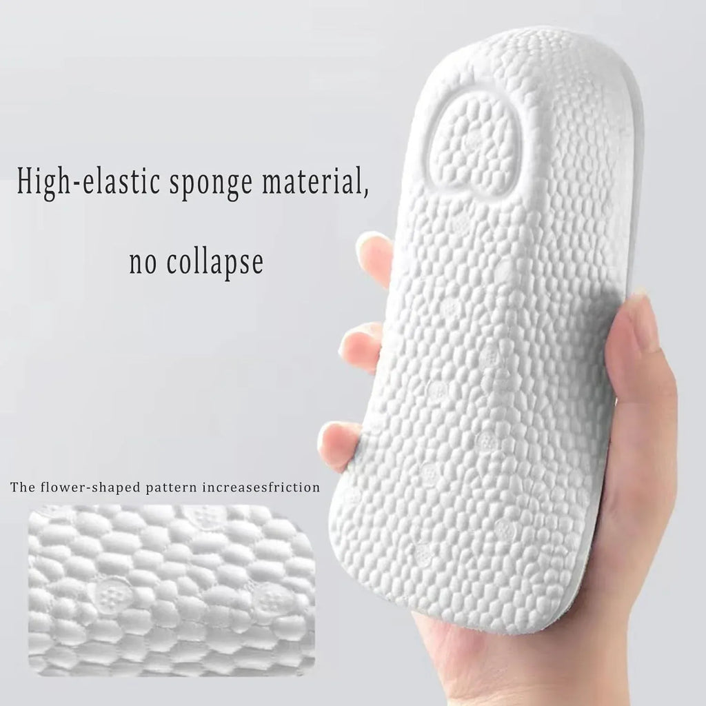Orthopedic Height Increase Insoles with 1 Inch Lift, Arch Support Heel Cushion for Daily Wear, Black, Practical Everyday Use