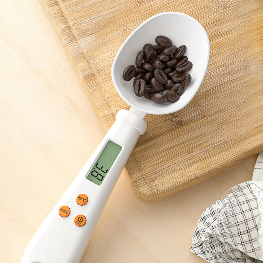 LGCASL Clearance! 2 in 1 Electronic Kitchen Scale 2 in 1 Electronic Kitchen Scale Lcd Digital Measuring Flour Digital Spoon Scale Kitchen Tool Forfood- One Size White