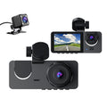 Car Dashcam - 120-degree viewing angle - Night vision - Full HD video - Super compact - Parking mode - Loop recording - Collision detection - Rear view camera - 3.0-inch TNT screen - Car Dashcam