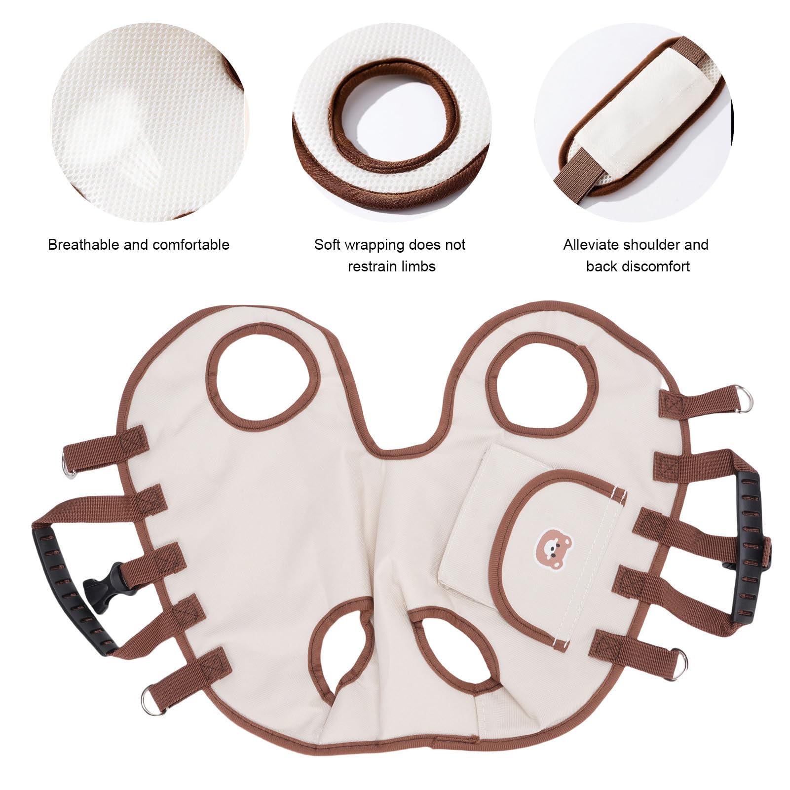 Compact and comfortable pet carrier designed for small dogs and cats