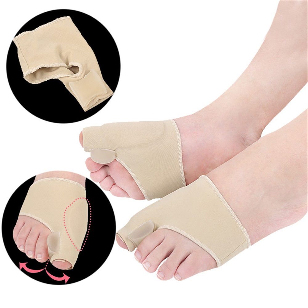 2 pair Relief Sleeve Pads & Corrector for Men & Women | Cushioned Support for Toe Alignment & Pain Relief | 2 Pair (35-40（S)）