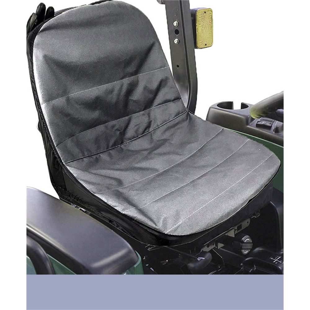Lawn Mower Seat Cover for Riding Tractor Seat Cover, Compatible with Craftsman, Cadet, Seat Cover Fits Tractor seat backrests Without armrests (Grey)