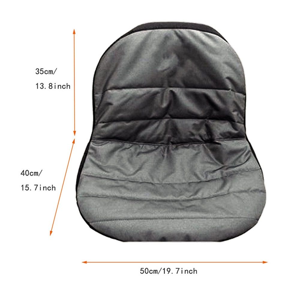 Lawn Mower Seat Cover for Riding Tractor Seat Cover, Compatible with Craftsman, Cadet, Seat Cover Fits Tractor seat backrests Without armrests (Grey)