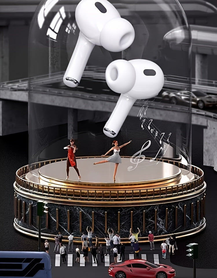 03D Bluetooth headset-White