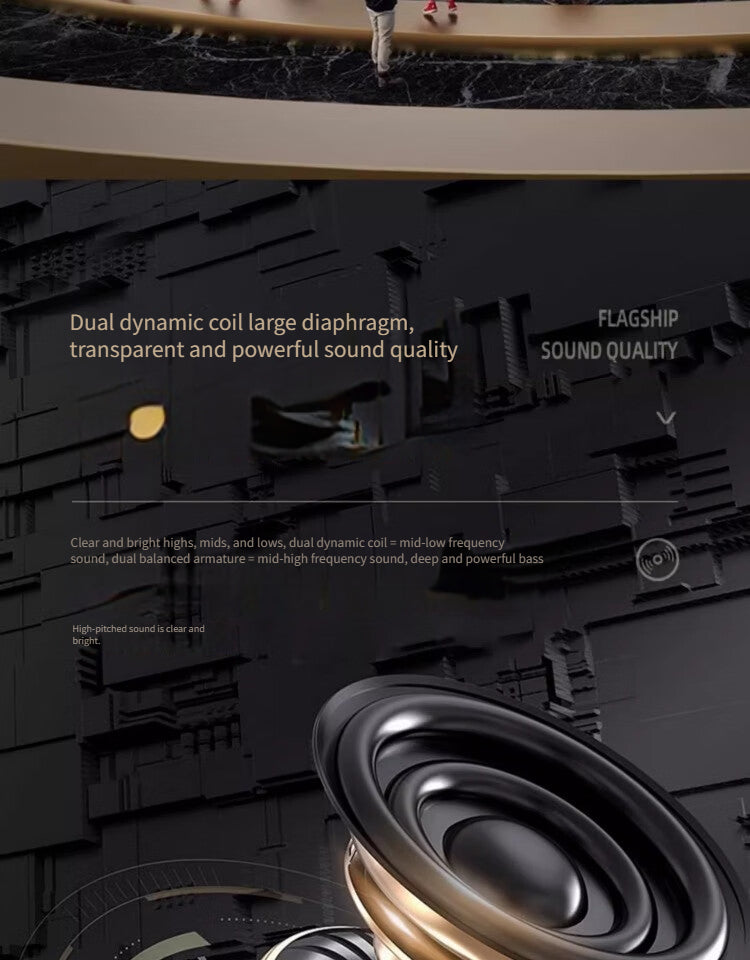 03D Bluetooth headset-White