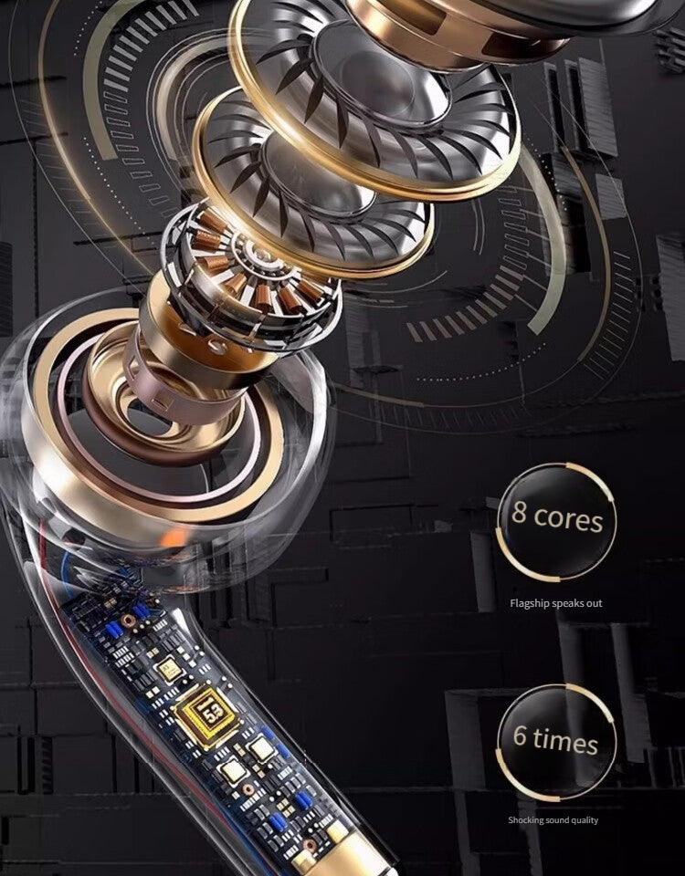 03D Bluetooth headset-White