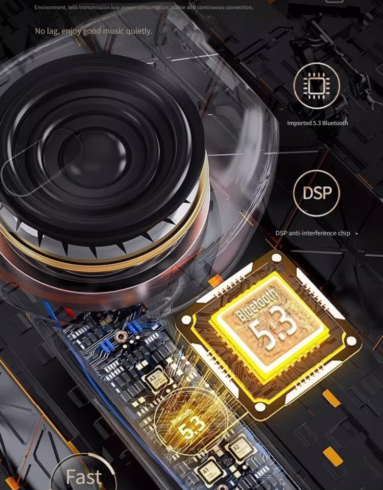 03D Bluetooth headset-White