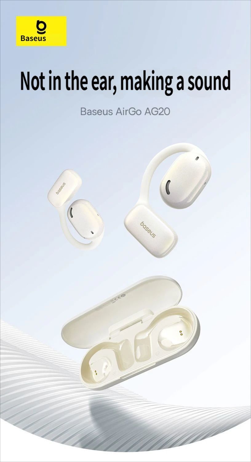 AG20 Bluetooth headset-White