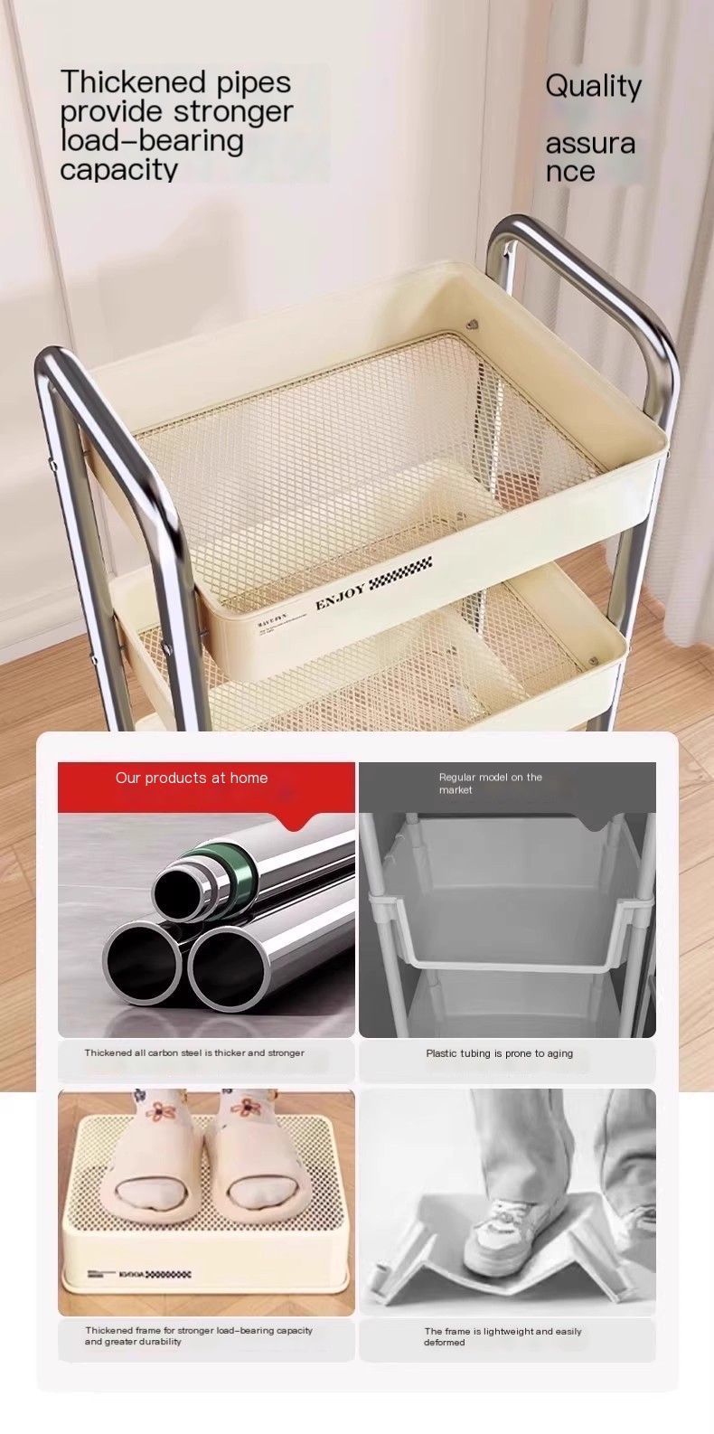 4-TierShelvingUnit-Black&Silver