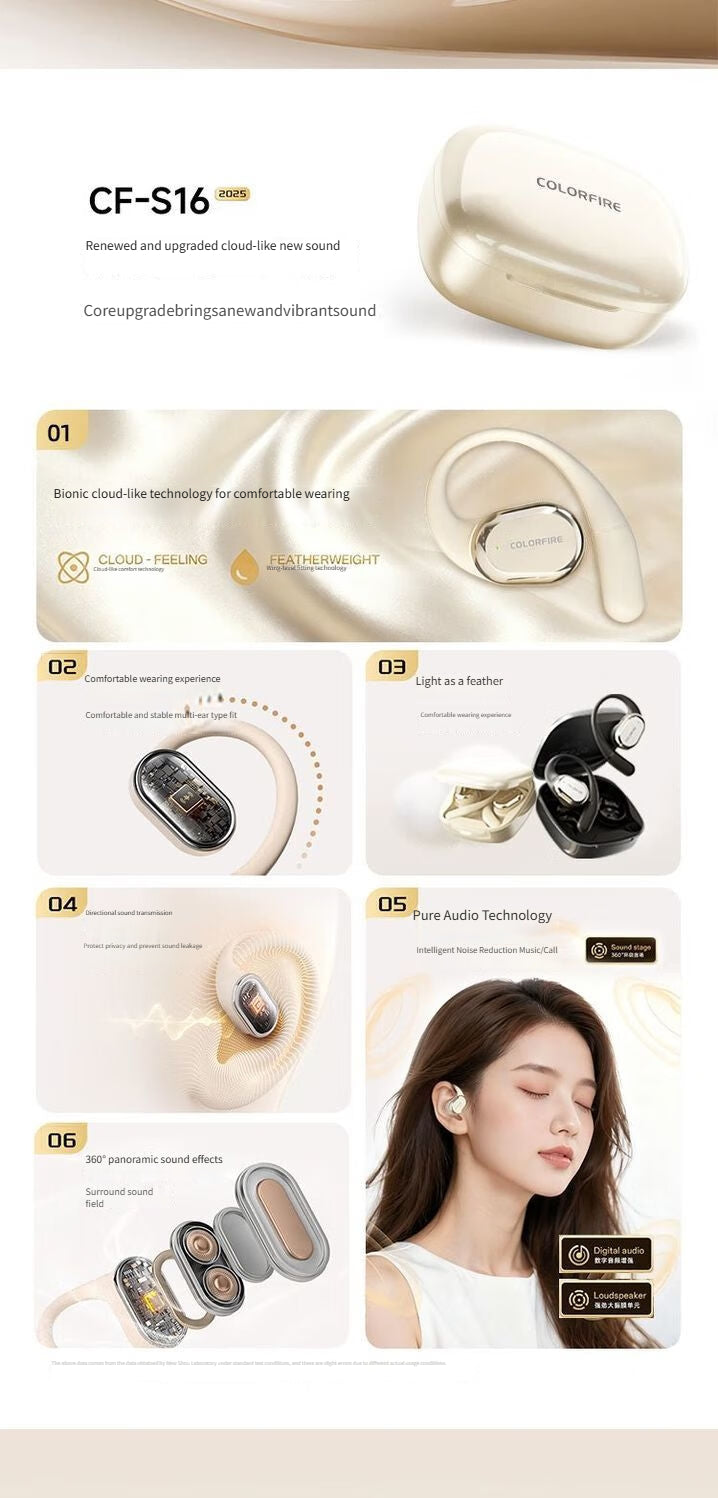 S16 Bluetooth headset-Black