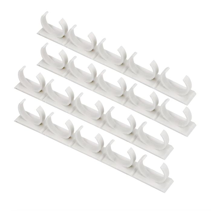 4-pack spice rack for 20 spices White white