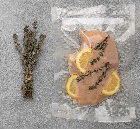 50 Vacuum Bags, 20x30 cm Storage Bags, Transparent Vacuum Sealer Bags for Efficient Storage