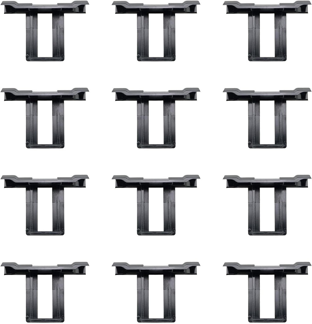 12PCS Plastic Photovoltaic Panel Drainage Clip 40mm Solar Panel Drainage Chute Dust Collector for Commercial Roof Photovoltaic Photovoltaic Carport