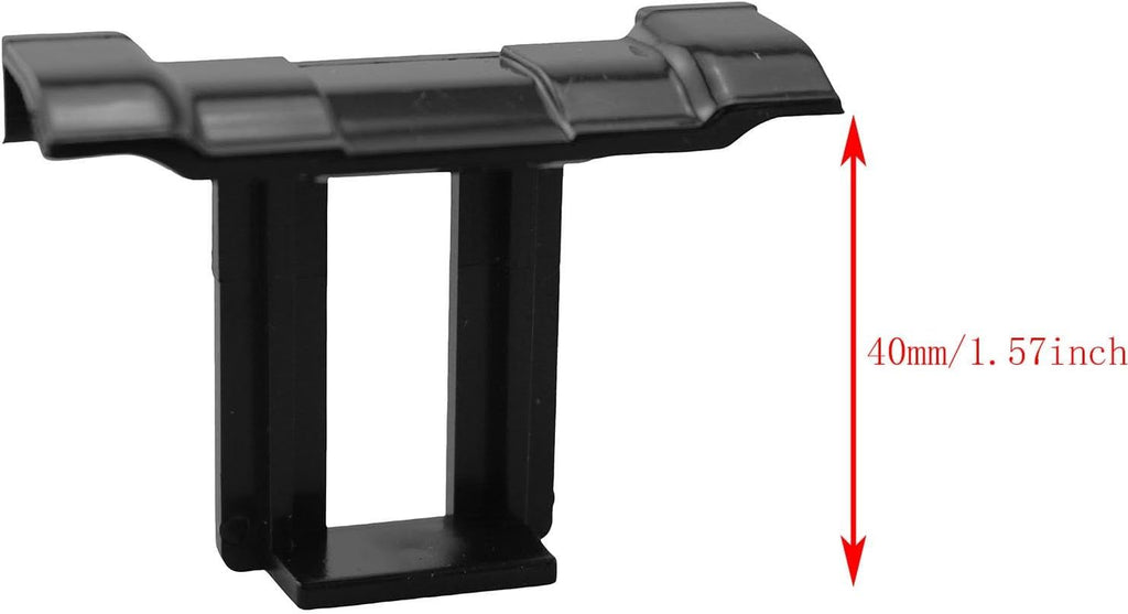 12PCS Plastic Photovoltaic Panel Drainage Clip 40mm Solar Panel Drainage Chute Dust Collector for Commercial Roof Photovoltaic Photovoltaic Carport