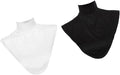 Fityle 2/pieces Stretchy Modal Detachable Turtleneck Dickey Collar Neck Hijab Extension