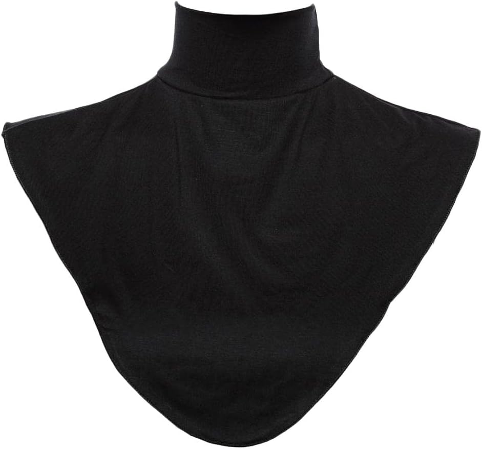 Fityle 2/pieces Stretchy Modal Detachable Turtleneck Dickey Collar Neck Hijab Extension