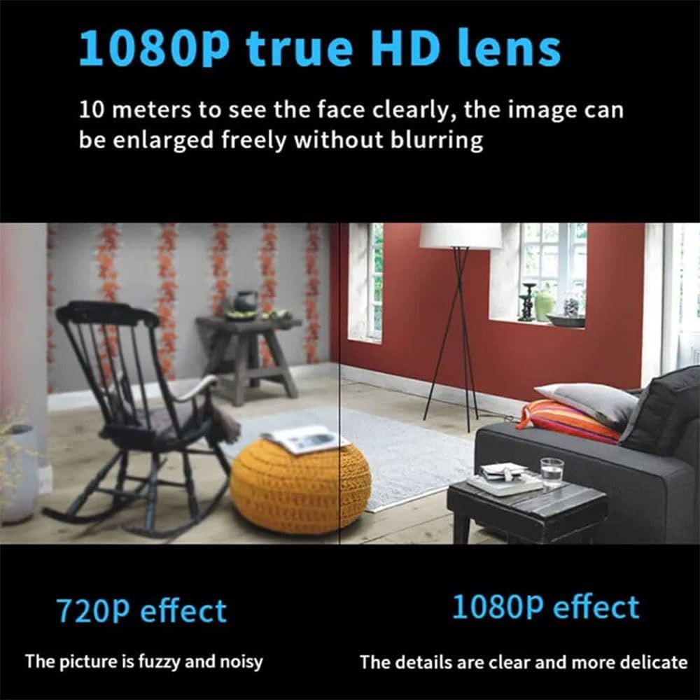 Mini Wireless WiFi Camera 1080p HD,Mini 5g Wireless WiFi Camera 1080p HD,for Home Office Store Warehouse,Night Vision Cam for Home Office Car /5(1pcs)
