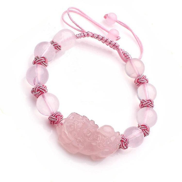 Pink Women's Bracelet Natural Pink Crystal Bracelet