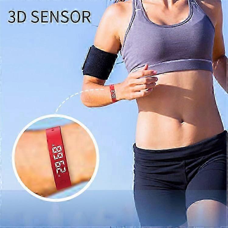 W5SV Smart Bracelet with Vibration Alarm Sleep Tracker Digital Display Fitness Watch