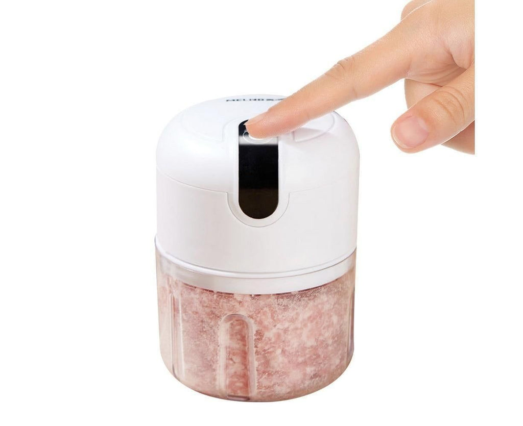 Electric Mini Garlic Chopper Wireless Portable Mini Food Processor Mincer Blender Mixer