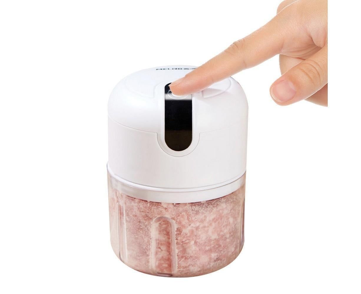 Electric Mini Garlic Chopper Wireless Portable Mini Food Processor Mincer Blender Mixer