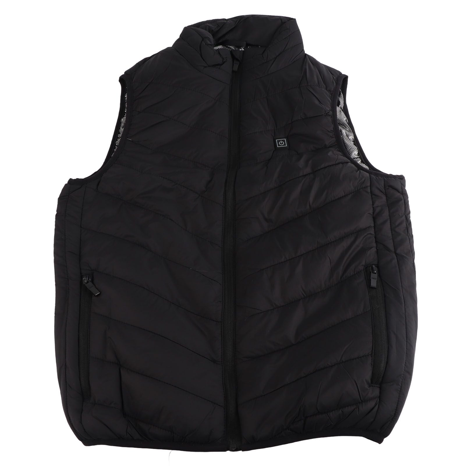 Heated Jacket Unisex 3 Gears Four Zones Heating Polyester Fiber Electric Thermal Vest for Outdoor Winter XXL