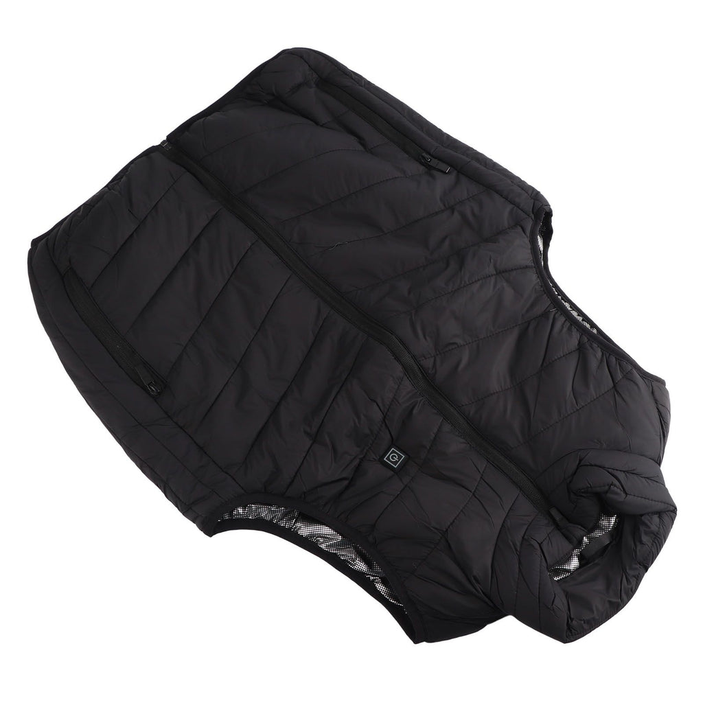 Heated Jacket Unisex 3 Gears Four Zones Heating Polyester Fiber Electric Thermal Vest for Outdoor Winter XXL
