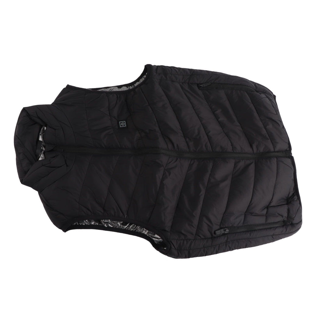 Heated Jacket Unisex 3 Gears Four Zones Heating Polyester Fiber Electric Thermal Vest for Outdoor Winter XXL