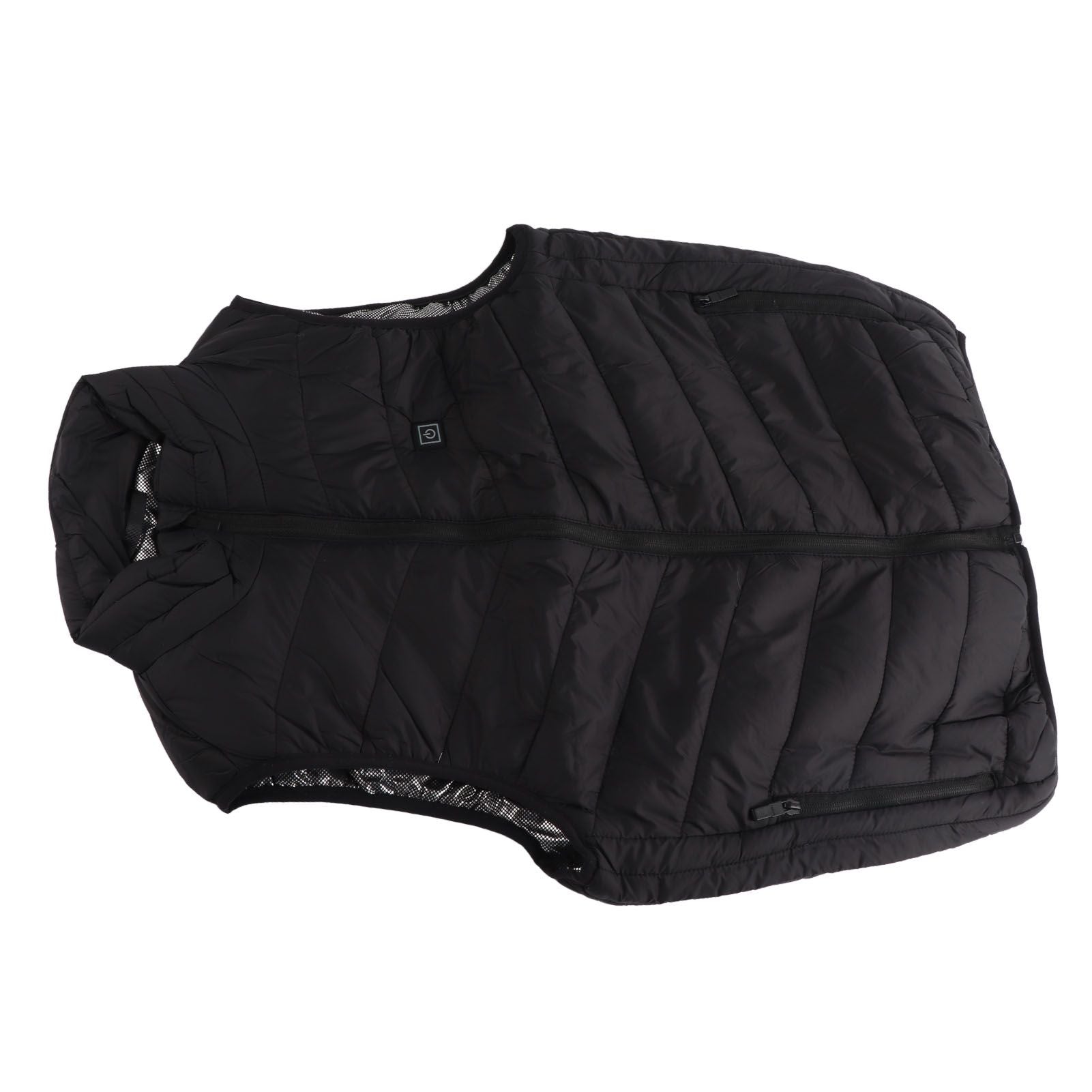 Heated Jacket Unisex 3 Gears Four Zones Heating Polyester Fiber Electric Thermal Vest for Outdoor Winter XXL