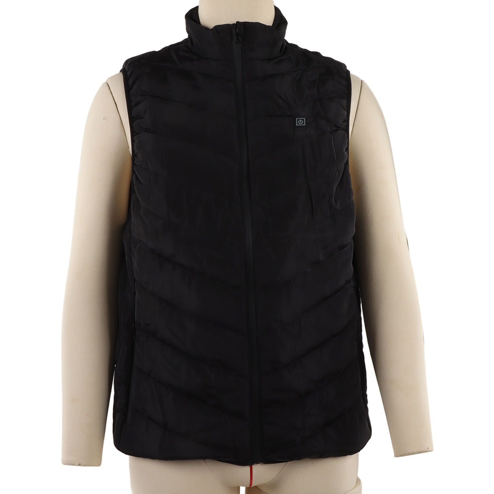 Heated Jacket Unisex 3 Gears Four Zones Heating Polyester Fiber Electric Thermal Vest for Outdoor Winter XXL