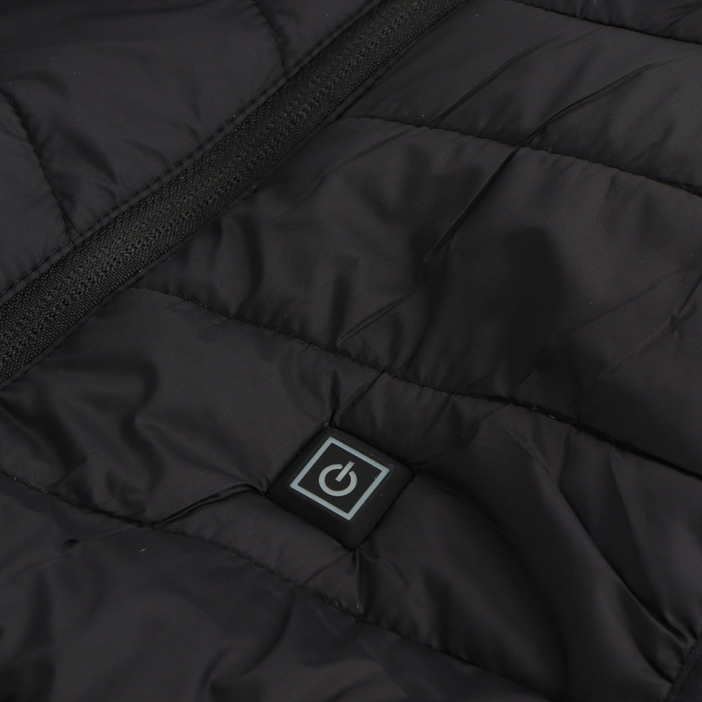 Heated Jacket Unisex 3 Gears Four Zones Heating Polyester Fiber Electric Thermal Vest for Outdoor Winter XXL