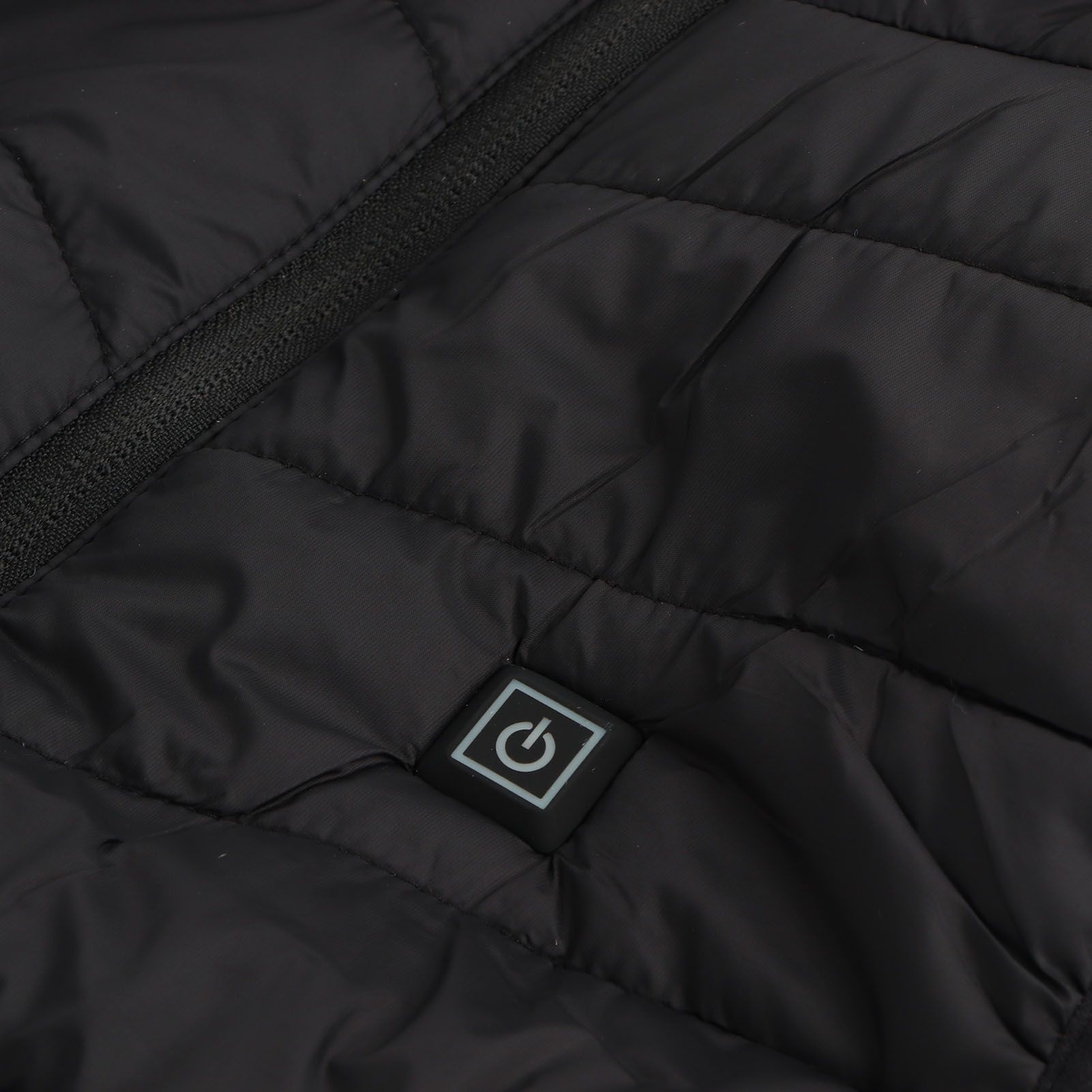 Heated Jacket Unisex 3 Gears Four Zones Heating Polyester Fiber Electric Thermal Vest for Outdoor Winter XXL