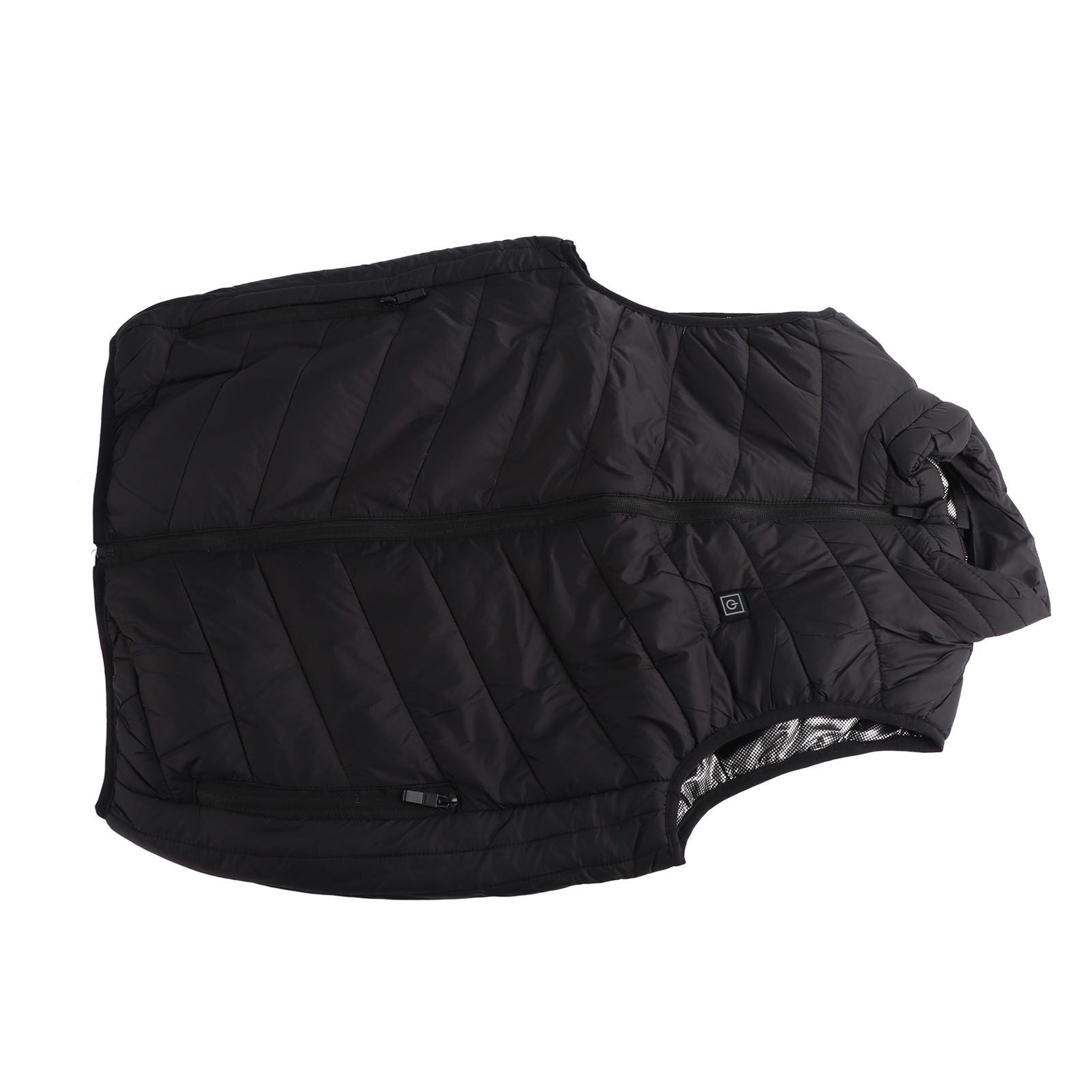 Heated Jacket Unisex 3 Gears Four Zones Heating Polyester Fiber Electric Thermal Vest for Outdoor Winter XXXL