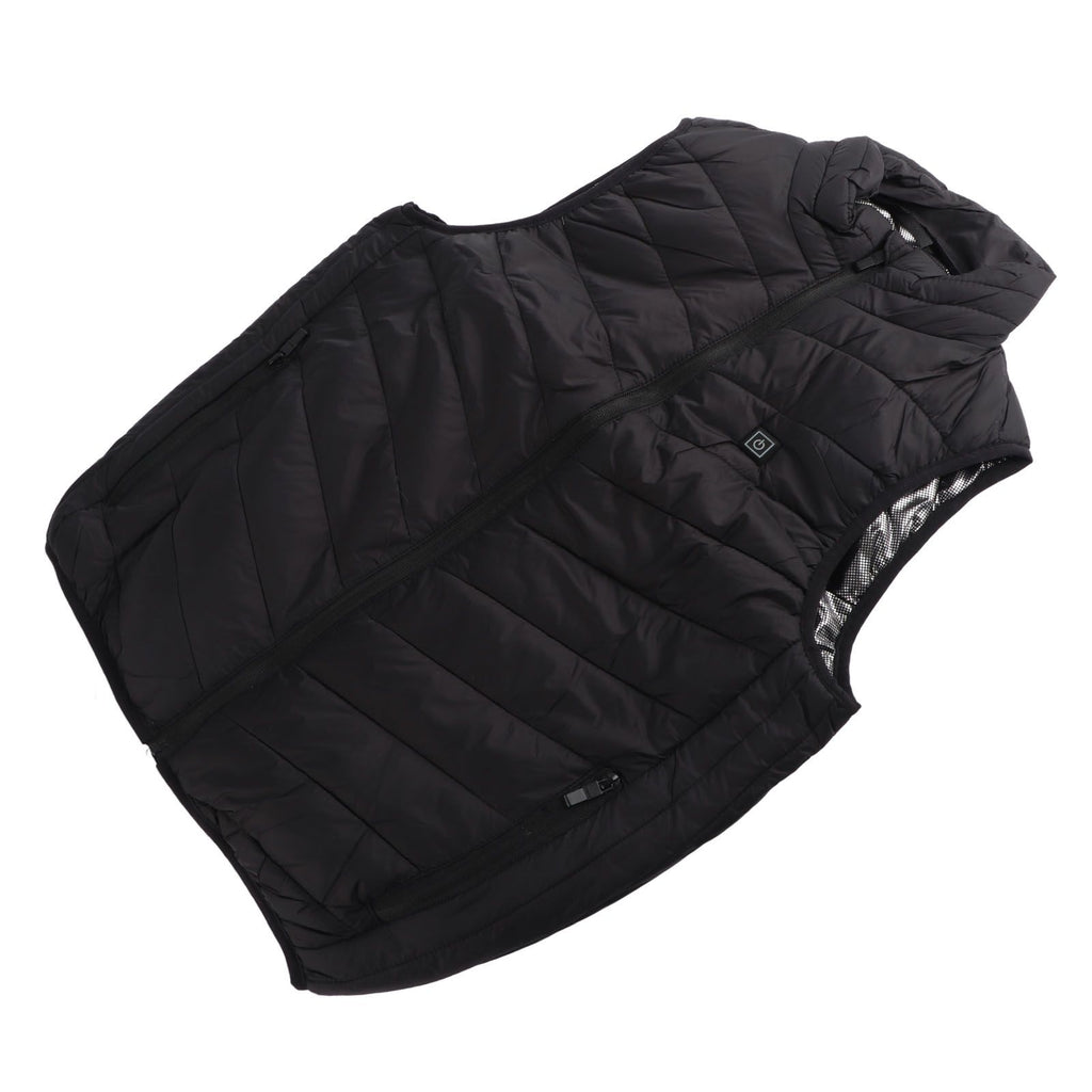 Heated Jacket Unisex 3 Gears Four Zones Heating Polyester Fiber Electric Thermal Vest for Outdoor Winter XXXL