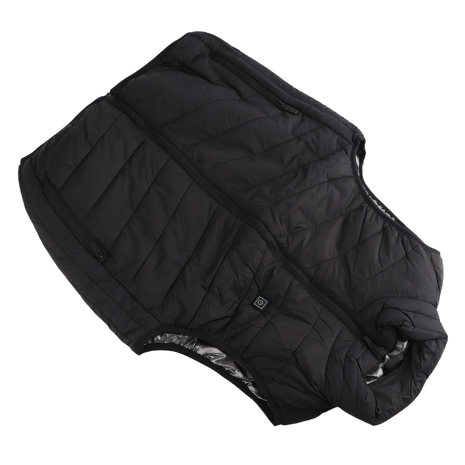 Heated Jacket Unisex 3 Gears Four Zones Heating Polyester Fiber Electric Thermal Vest for Outdoor Winter XXXL