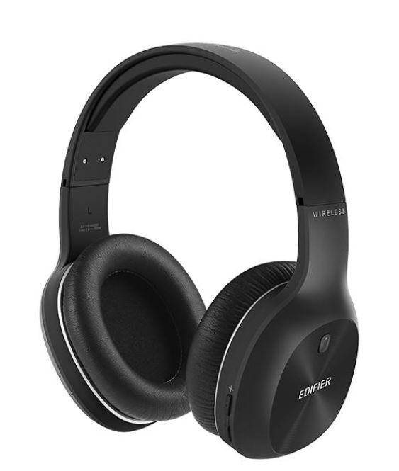 Edifier W800BT Plus Bluetooth 5.1 Wireless Over-Ear Headphones – 50 Hour Battery, aptX HD Audio, Dual Device Connection, USB-C Fast Charging (Black)